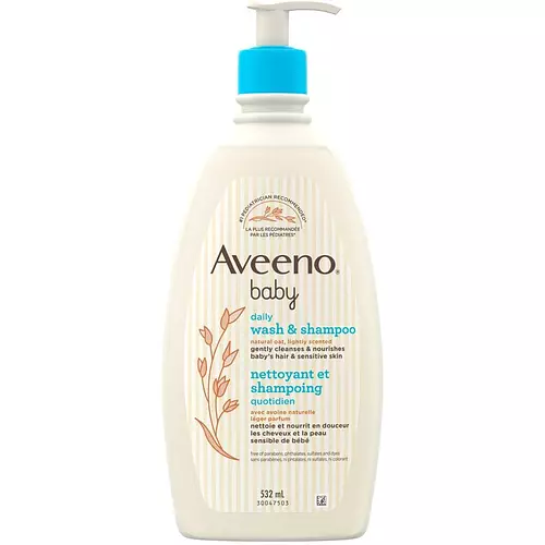 Aveeno Baby Gentle Wash and Shampoo with Natural Oat Extract Canada
