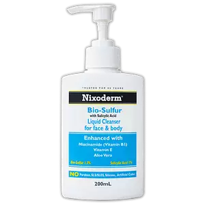 Nixoderm Bio-Sulfur Liquid Cleanser