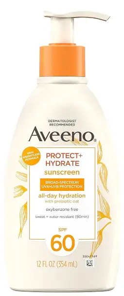 Aveeno Protect + Hydrate Sunscreen Moisturizing Body Lotion SPF 60