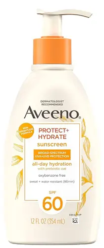 Aveeno Protect + Hydrate Sunscreen Moisturizing Body Lotion SPF 60