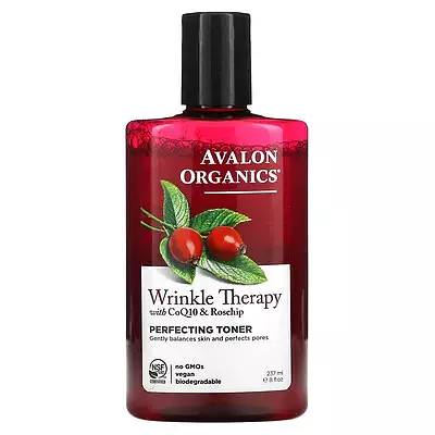Avalon Organics Wrinkle Therapy with CoQ10 & Rosehip Perfecting Toner