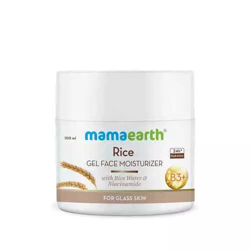 Mamaearth Rice Gel Face Moisturizer With Rice Water & Niacinamide for Glass Skin