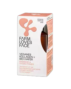 Farm Loves Face Vegan Collagen + Organic Oat Barrier & Hydro Toner