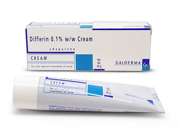 Differin 0.1% w/w Cream