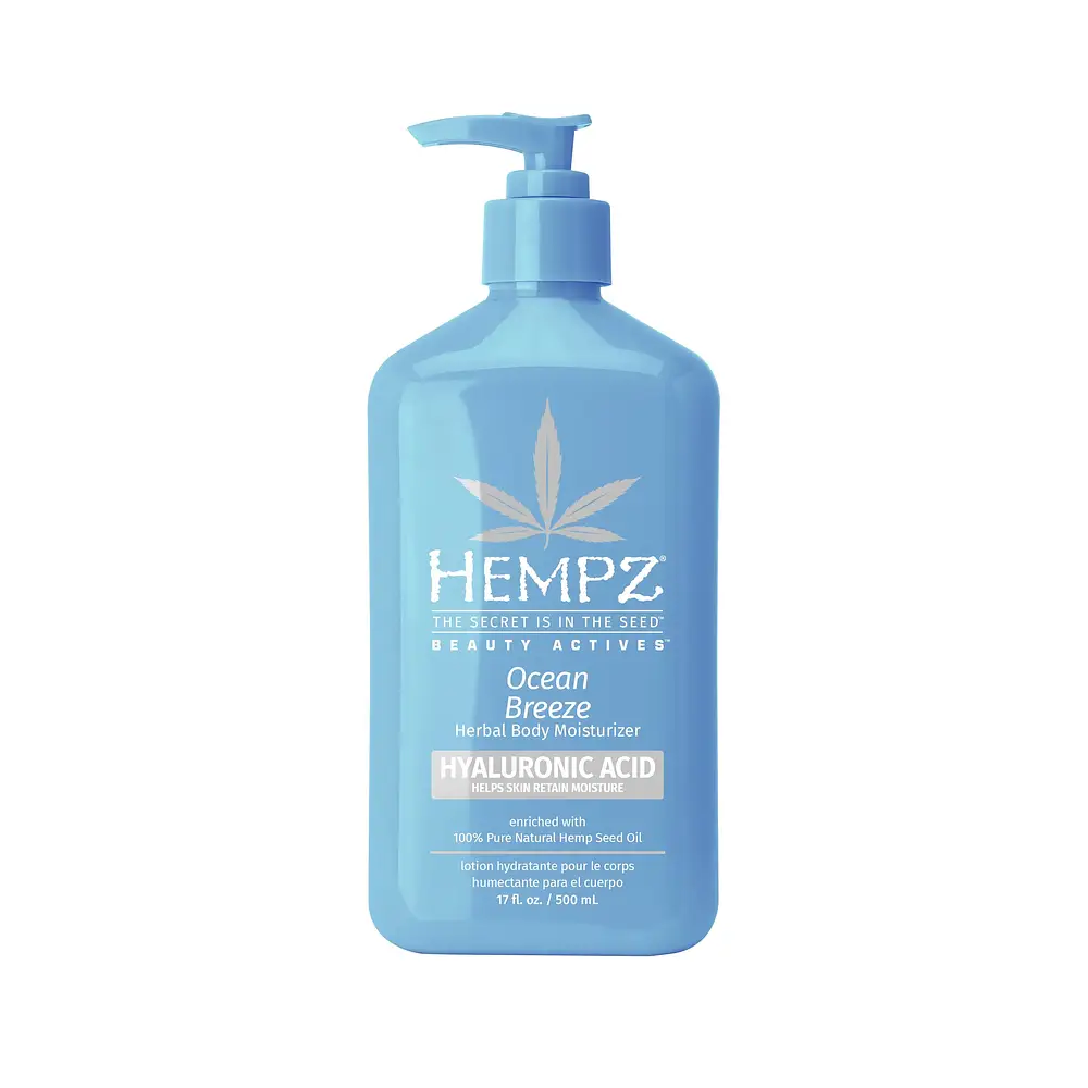 Hempz Beauty Actives Ocean Breeze Herbal Body Moisturizer With Hyaluronic Acid