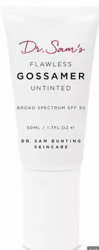 Dr Sam’s Flawless Gossamer Untinted SPF 50
