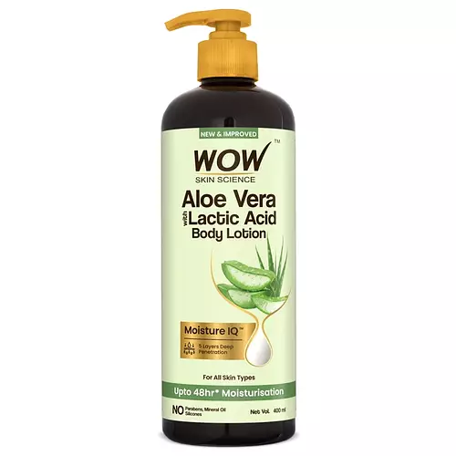 Wow Skin Science Aloevera and Lactic Acid Body Lotion