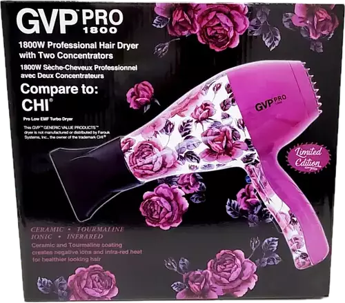 Generic Value Products 1800W Pro Hair Dryer Floral