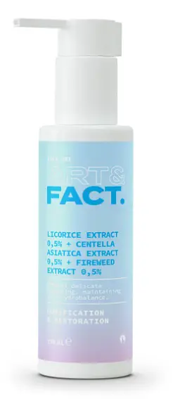 Art & Fact Licorice Extract 0.5% + Centella Asiatica Extract 0.5% + Fireweed Extract 0.5% Cleanser