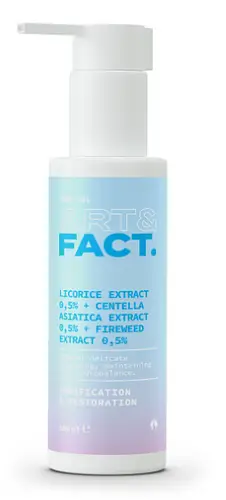 Art & Fact Licorice Extract 0.5% + Centella Asiatica Extract 0.5% + Fireweed Extract 0.5% Cleanser