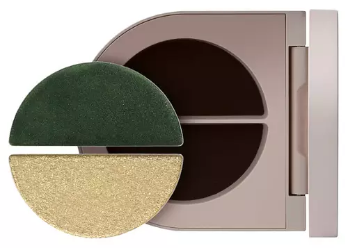 Rose Inc Satin & Shimmer Duet Powder & Cream Eyeshadow - Satin Olive/Khaki Shimmer