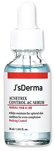 J's Derma Acnetrix Control AC Serum Niacinamide + Zinc PCA