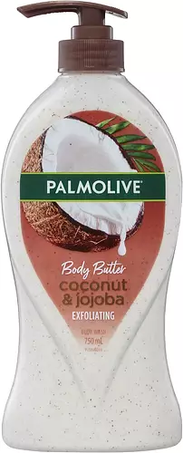 Palmolive Body Butter Coconut & Jojoba Exfoliating Body Wash