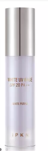 IPKN White UV Base SPF 20 PA++ Sunscreen White Purple