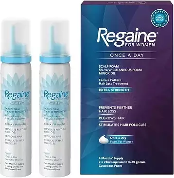 Regaine For Women Once a Day Scalp Foam Hair Regrowth with Minoxidil Foam