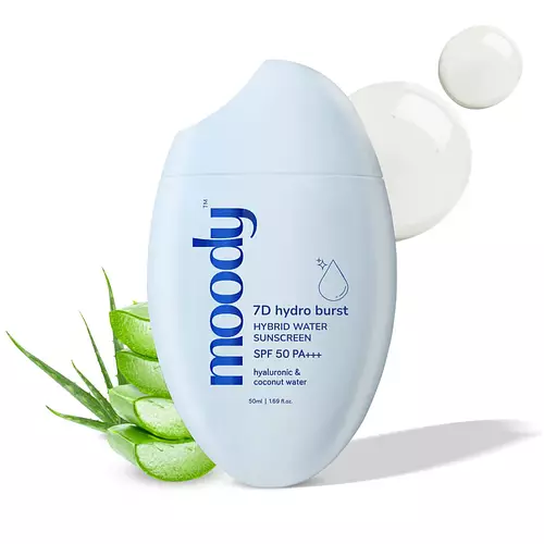 Moody 7D Hydro Burtst Sunscreen With Hyaluronic SPF 50 PA +++