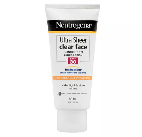 Neutrogena Ultra Sheer Clear Face Lotion SPF 30 Australasia