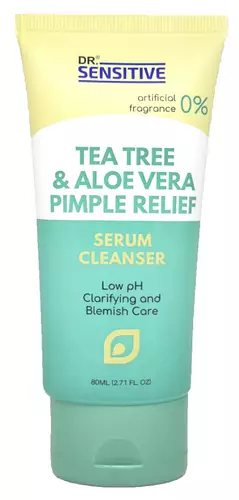 Dr. Sensitive Tea Tree & Aloe Vera Pimple Relief Serum Cleanser