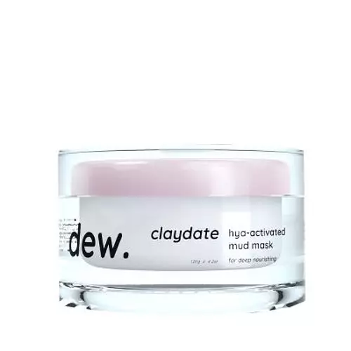 dew of the gods Claydate Hya-activated Pink Clay Mask