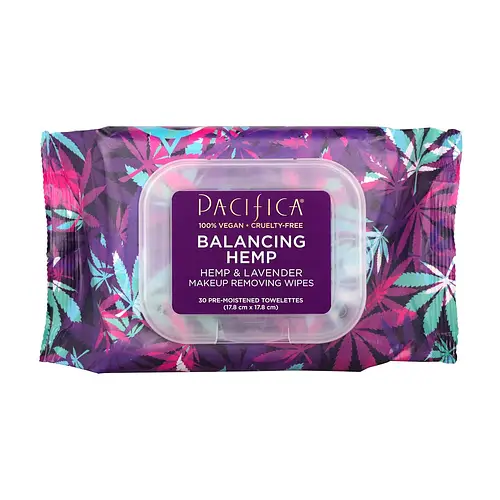 Pacifica Balancing Hemp Makeup Removing Wipes - Hemp & Lavender