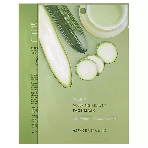 Face Republic Sleeping Beauty Face Mask Hydrating Cucumber Extract