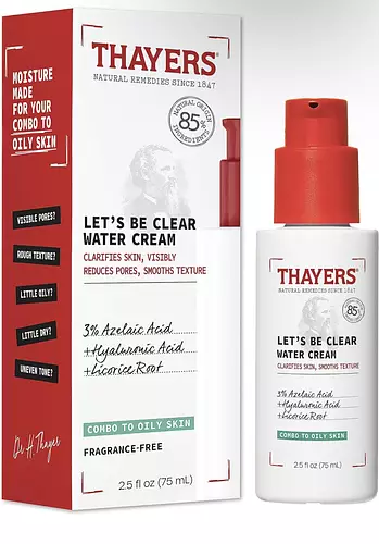 Thayers Let's Be Clear Water Cream Facial Moisturizer