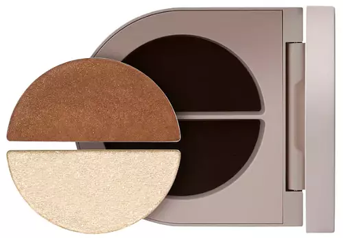 Rose Inc Satin & Shimmer Duet Powder & Cream Eyeshadow - Cocoa/White Gold Shimmer