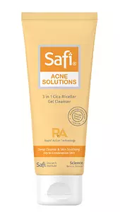 Safi Acne Solutions 3 in 1 Cica Micellar Gel Cleanser