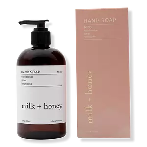 Milk + Honey Blood Orange, Ginger, Lemongrass Hand Soap No.35