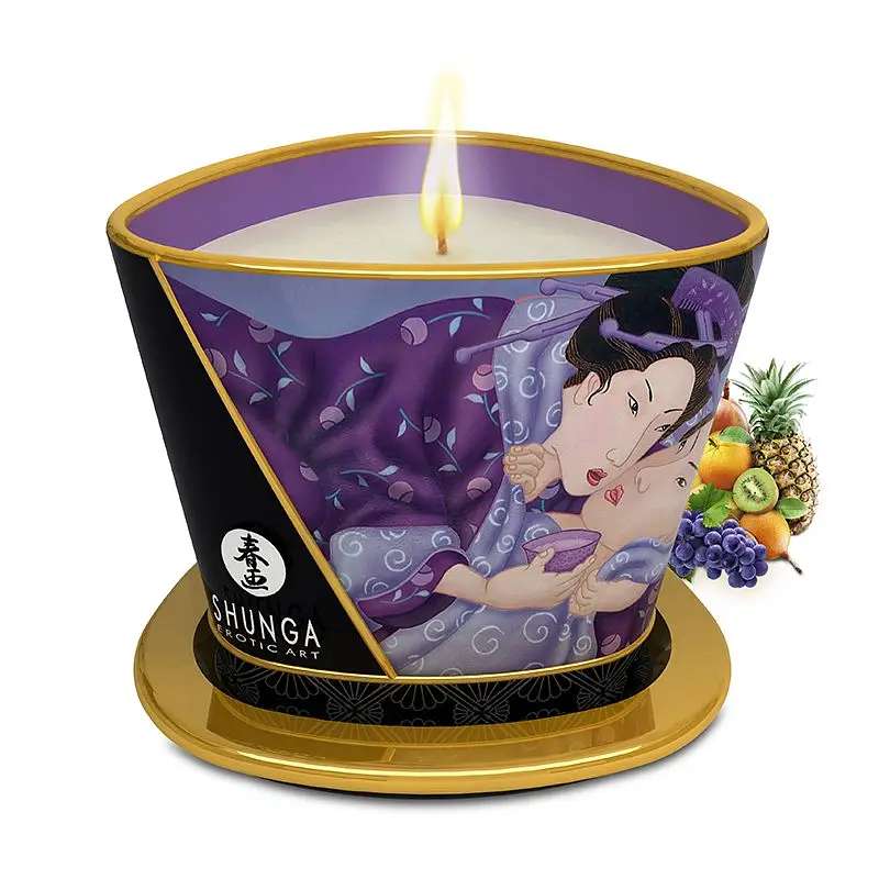Shunga Massage Candle Exotic Fruits