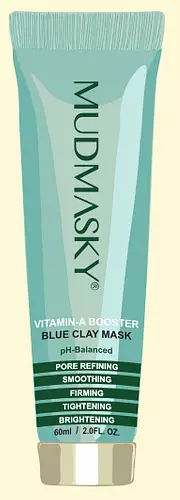 MUDMASKY Vitamin-A Booster Blue Clay Mask