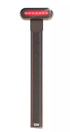 Solawave 4-In-1 Radiant Renewal Skincare Wand With Red Light Therapy Matte Black