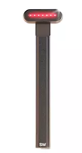 Solawave 4-In-1 Radiant Renewal Skincare Wand With Red Light Therapy Matte Black