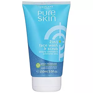 Oriflame Pure Skin 2 in 1 Face Wash & Scrub
