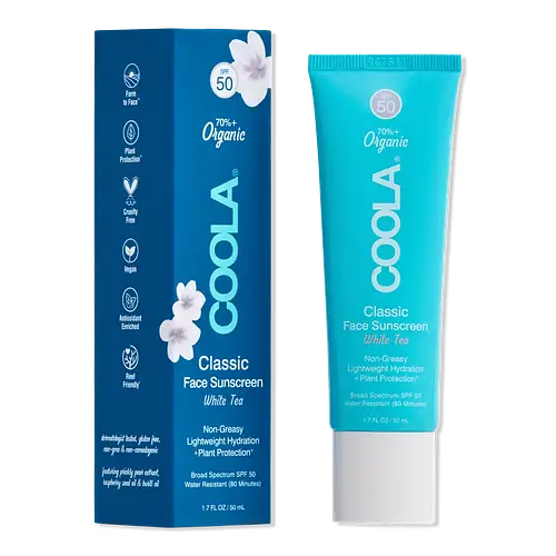 COOLA Classic Face Sunscreen SPF 50 White Tea