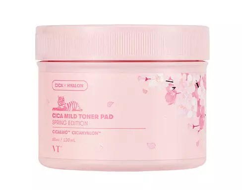 VT Cosmetics Cica Mild Toner Pad Spring Edition