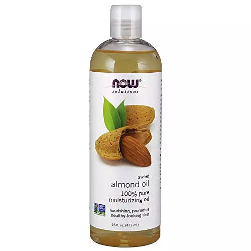 NOW Beauty Products Sweet Almond Oil, 100% Pure Moisturizing Oil