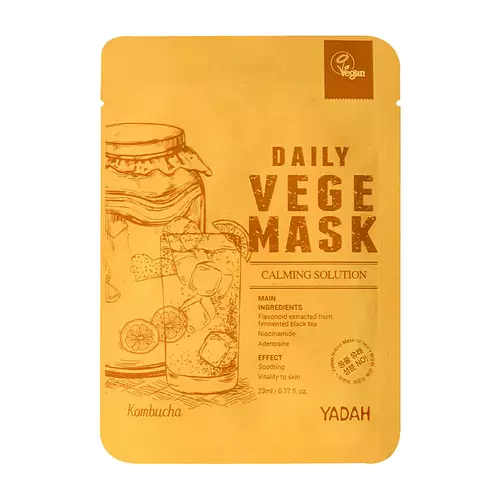 Yadah Cosmetics Daily Vege Mask Kombucha