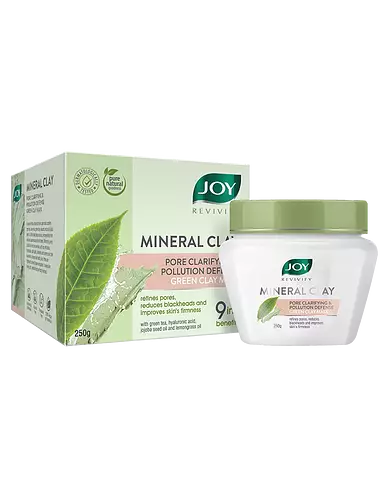 Joy Beautiful By Nature Revivify Green Clay Pore Minimizing & Pollution Defence Mask