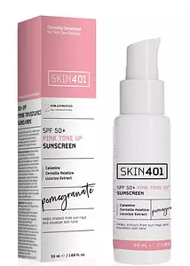 Skin401 SPF 50+ Pink Tone Up Sunscreen