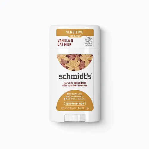 Schmidt's Naturals Aluminum-Free Sensitive Skin Stick Deodorant Vanilla & Oat Milk
