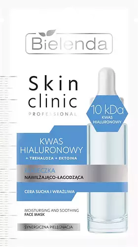 Bielenda Skin Clinic Professional Hyaluronic Acid Moisturizing & Soothing Mask