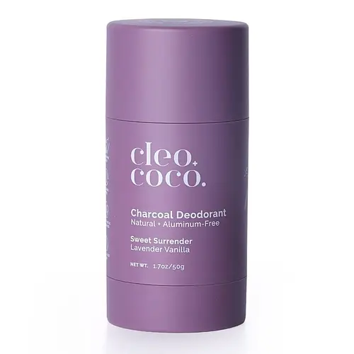 Cleo+Coco Charcoal Deodorant Lavender Vanilla