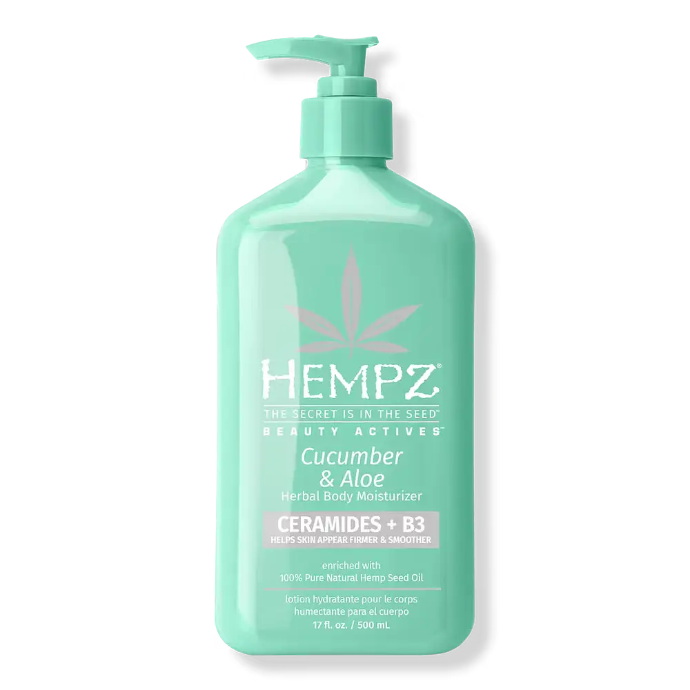 Hempz Beauty Actives Cucumber & Aloe Herbal Body Moisturizer With Ceramides + B3