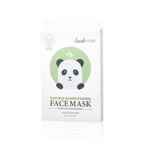 lookATME Face Mask Natural Bamboo Panda