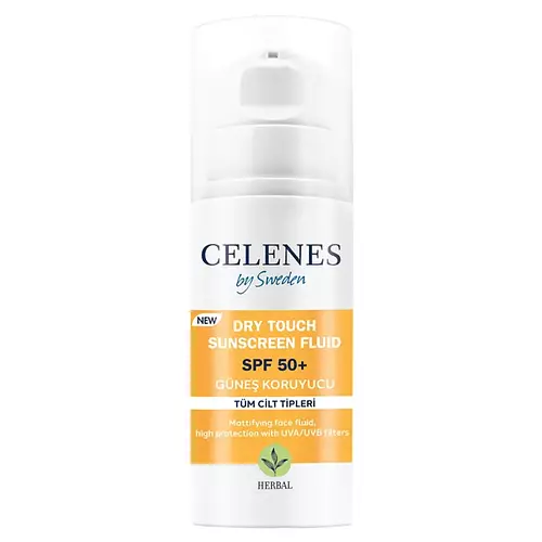 Celenes by Sweden Herbal Dry Touch Sunscreen Fluid SPF 50+