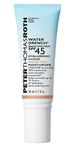 Peter Thomas Roth Water Drench Broad Spectrum SPF 45 Hyaluronic Cloud Sheer Tint Moisturizer
