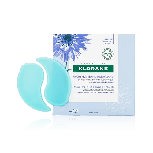 Klorane Smoothing & Soothing Eye Patches With Cornflower