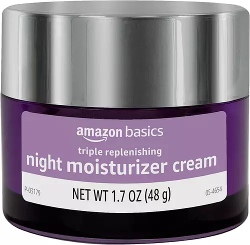 Amazon Aware Amazon Basics Triple Replenishing Night Moisturizer Cream