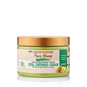 Creme of Nature Pure Honey Hair Food Smoothing & Frizz Control Curl Defining Cream